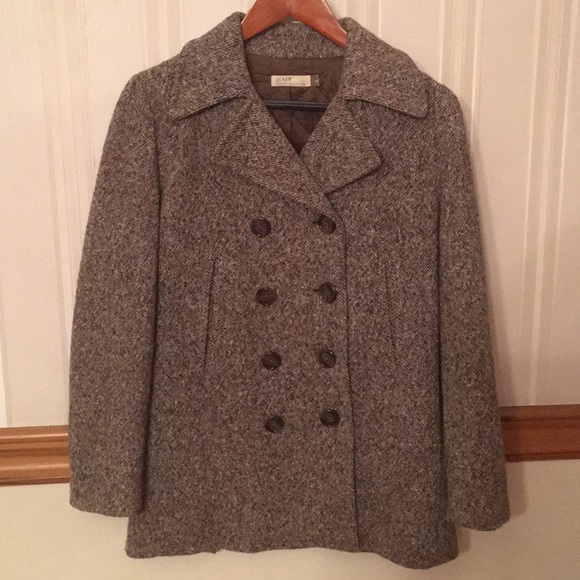 tweed peacoat